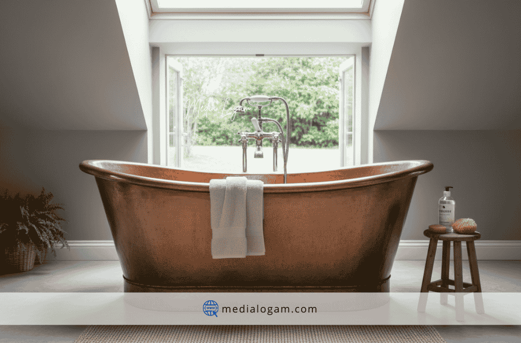 Bathtub Tembaga Kuningan Klasik dengan Sentuhan Elegan dan Mewah 5 Bathtub Tembaga Kuningan Klasik dengan Sentuhan Elegan dan Mewah