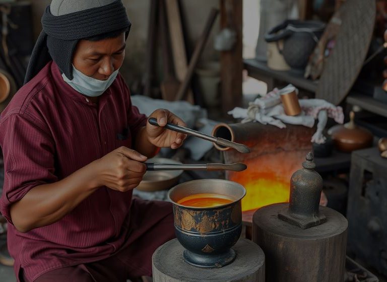 cara melelehkan tembaga