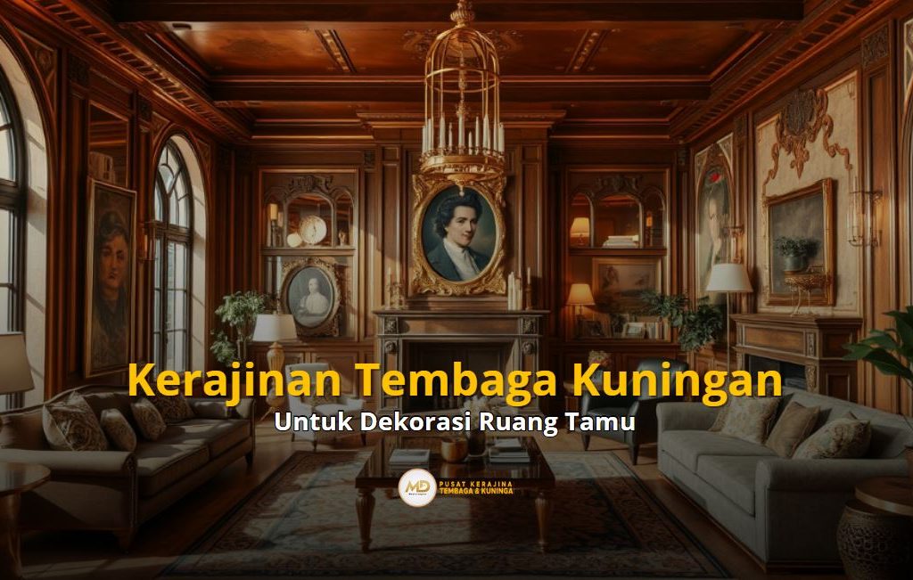 kerajinan tembaga kuningan untuk ruang tamu