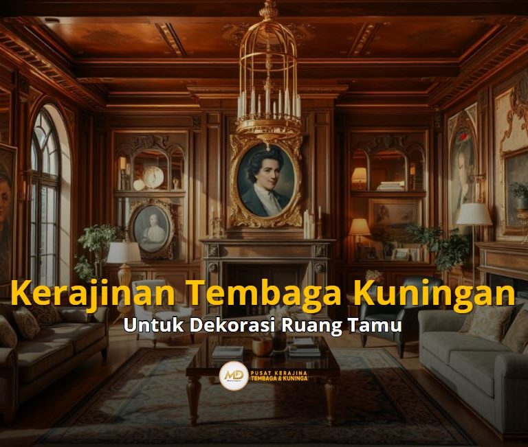kerajinan tembaga kuningan untuk ruang tamu