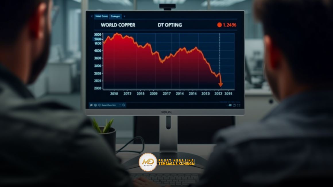 Grafik harga tembaga dunia