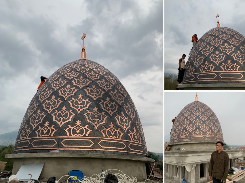 kubah tembaga