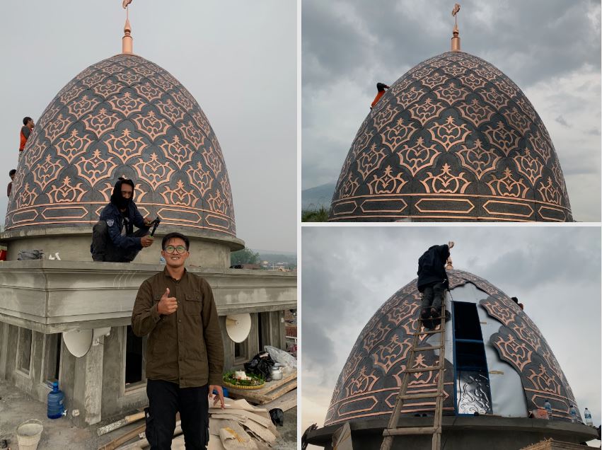 Kubah Tembaga Ukir