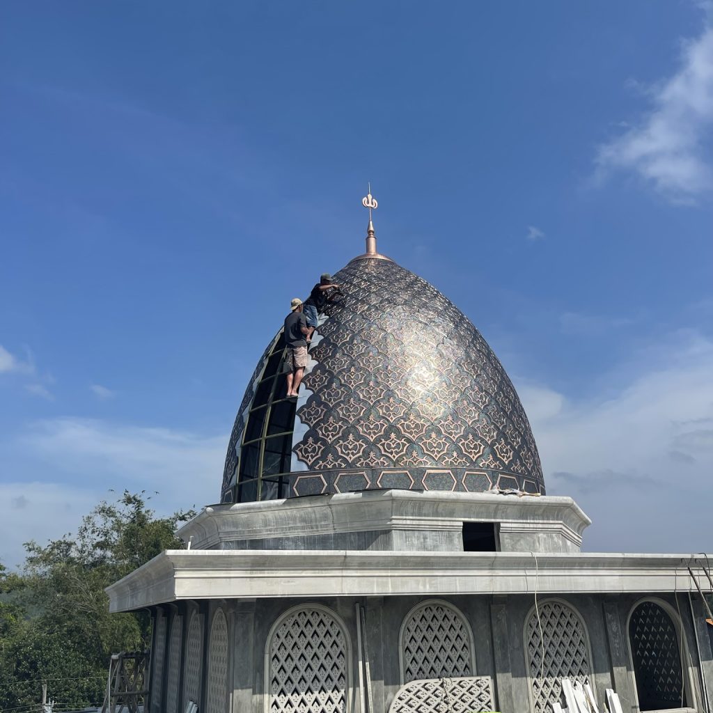 kubah tembaga