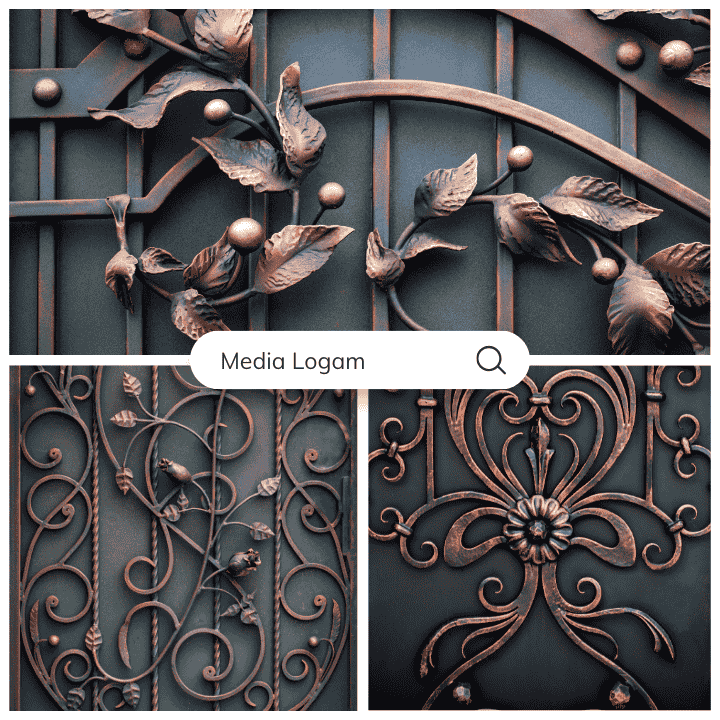 20 Contoh Kerajinan dari Logam yang Bernilai Tinggi kalau Dijual 8 Pintu Gerbang Besi Tempa