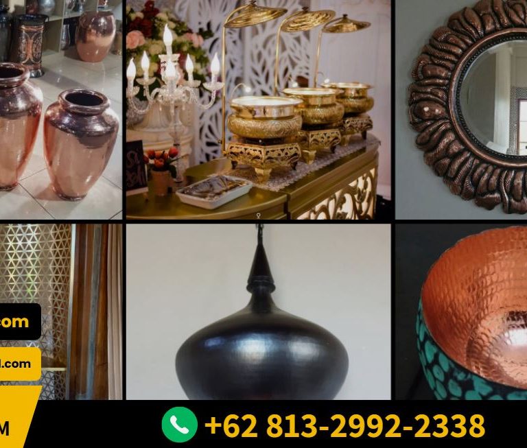 kerajinan tembaga dan kuningan yang Elegan