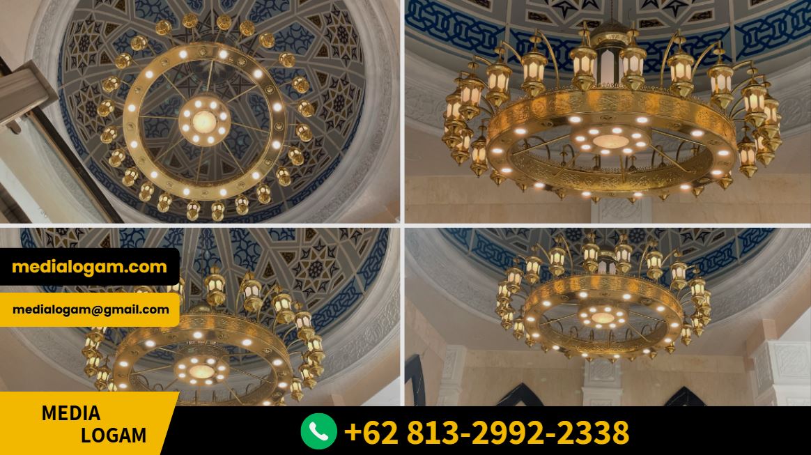lampu gantung masjid nabawi