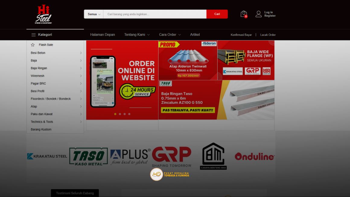 supplier besi beton