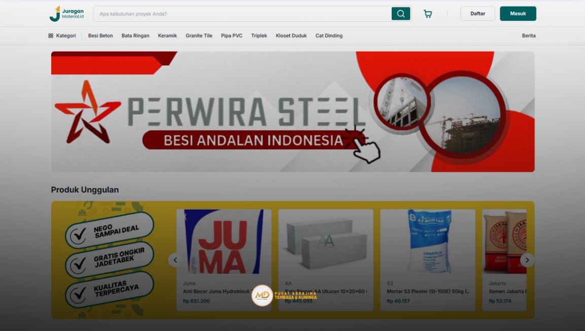 supplier besi beton