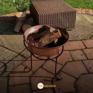 Outdoor Fire Pit Custom copper and brass