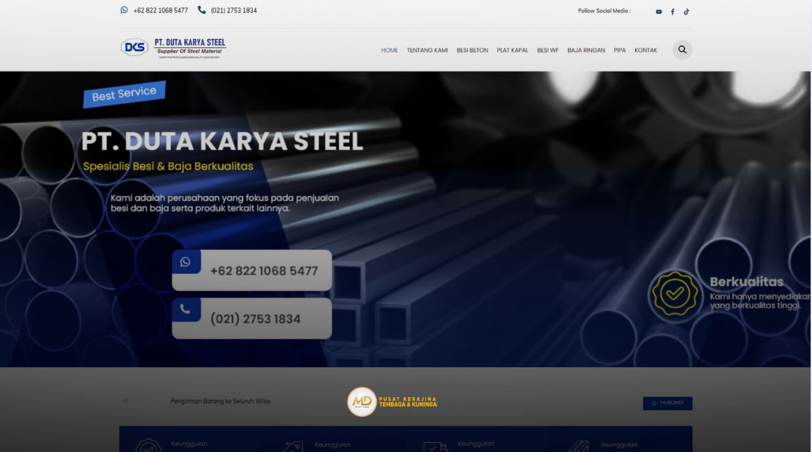 supplier besi beton