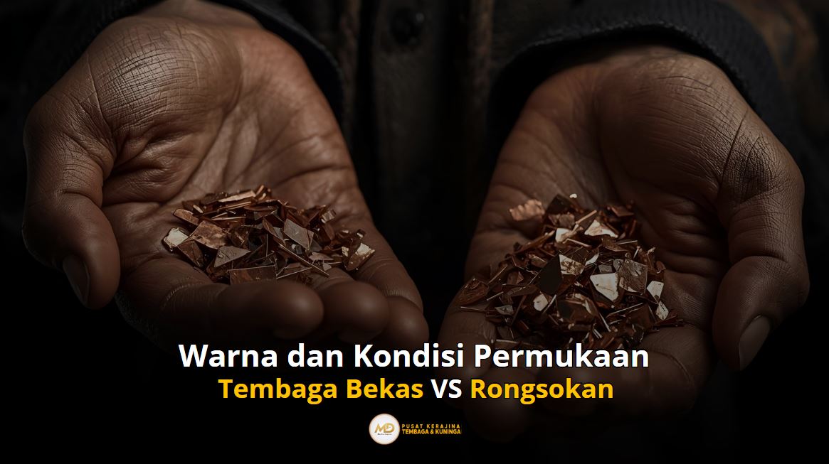 Perbedaan warna tembaga bekas dan rongsokan