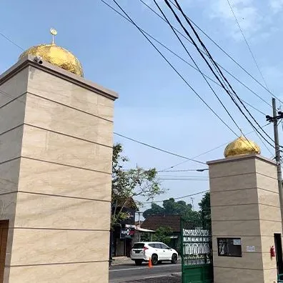 kubah kecil masjid