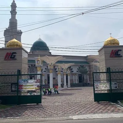 kubah kecil untuk masjid dari kuningan