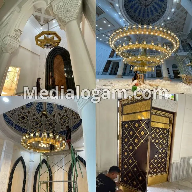 Replika lampu gantung nabawi