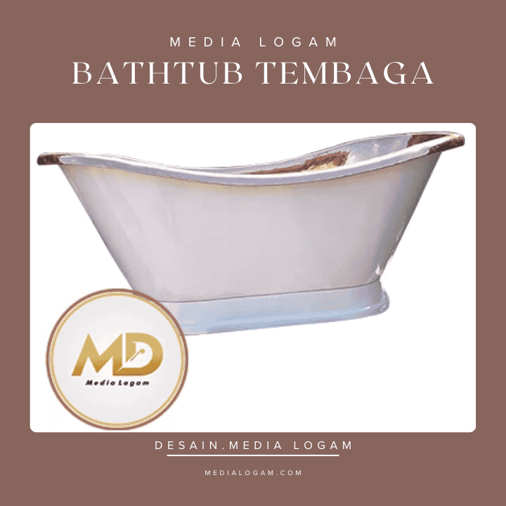 Produk Bathtub Tembaga Klasik Elegan