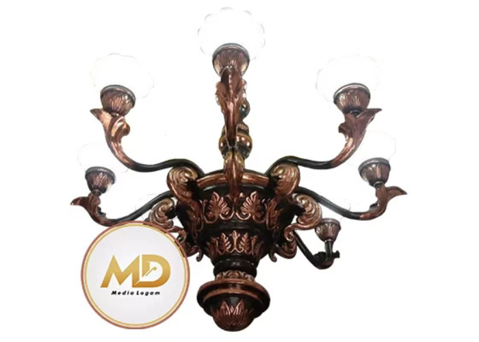 Lampu Gantung Hias Robyong Bahan Tembaga Terbaik