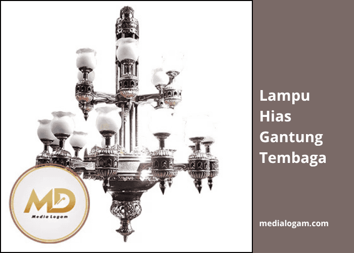 Lampu Hias Gantung Tembaga Robyong Custom