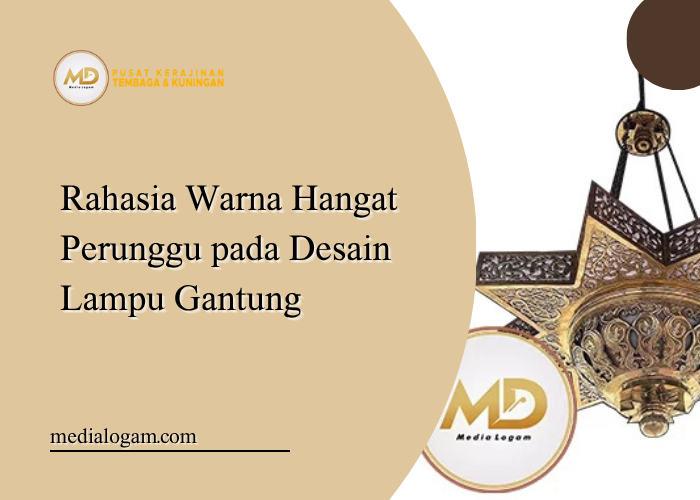 Rahasia Warna Hangat Perunggu pada Desain Lampu Gantung