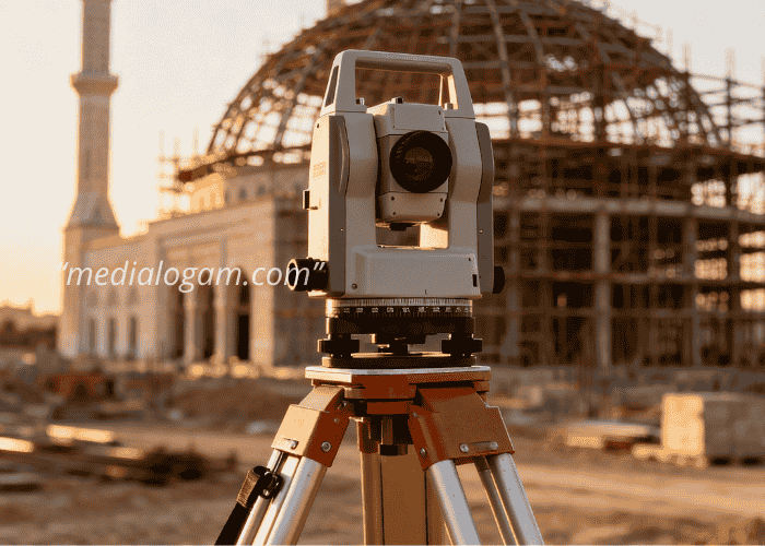 Persiapan Alat Survei Kubah Tembaga untuk Proyek Masjid Skala Besar