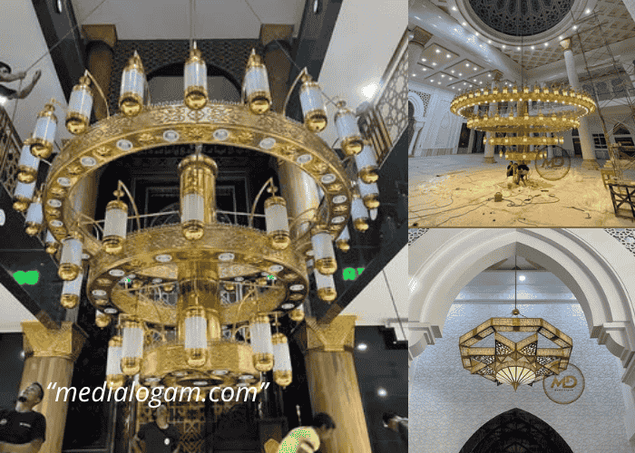 Harga Lampu Gantung Hias Nabawi Terbaru Asli Kuningan Premium
