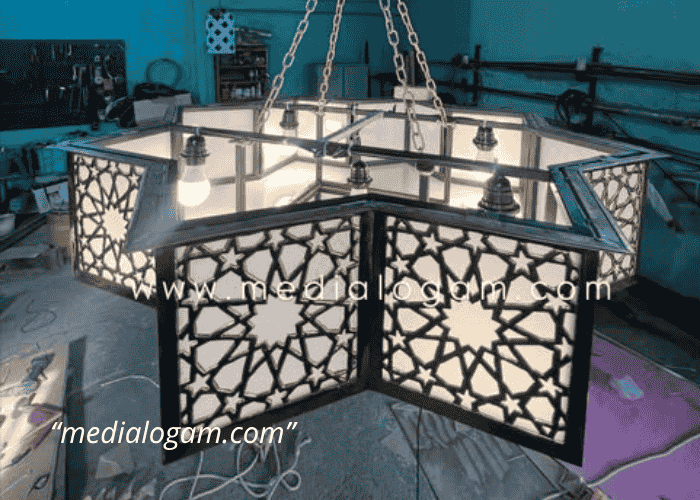 Lampu Gantung Hias Bintang Bahan Tembaga Kuningan Terbaik 2 lampu gantung hias bintang bahan tembaga kuningan premium