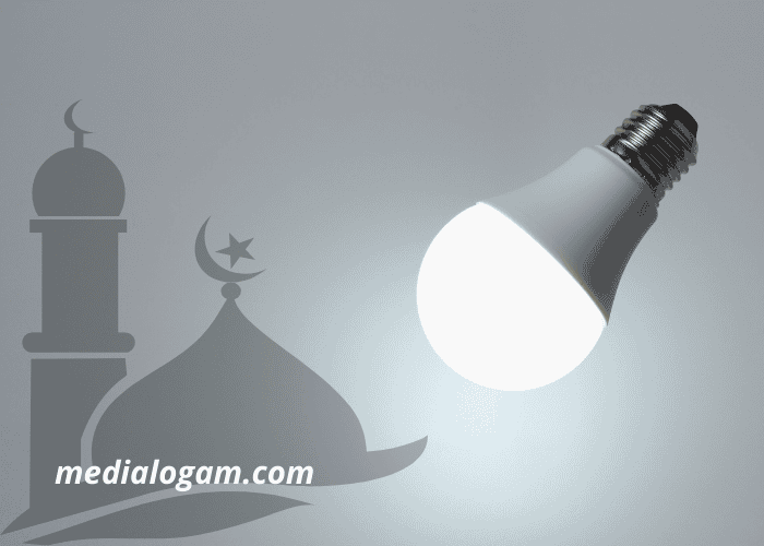 lampu gantung led masjid modern