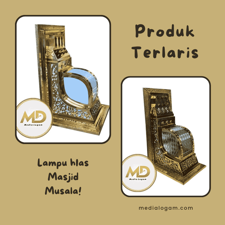 lampu hias dinding tembaga kuningan 3