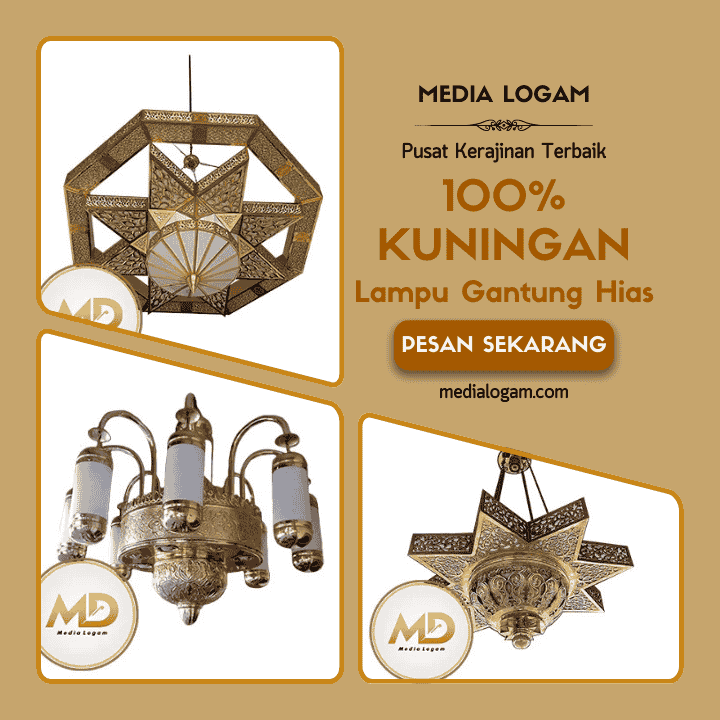Cara Membersihkan Lampu Gantung Masjid Tanpa Merusak 2 Lampu masjid kuningan media logam