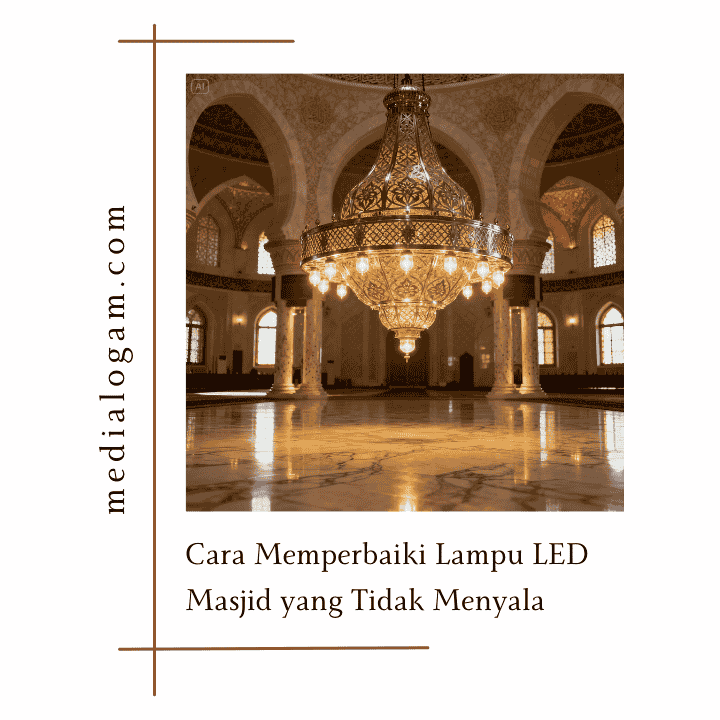 Cara Memperbaiki Lampu LED Masjid yang Tidak Menyala 1 Cara Memperbaiki Lampu LED Masjid yang Tidak Menyala