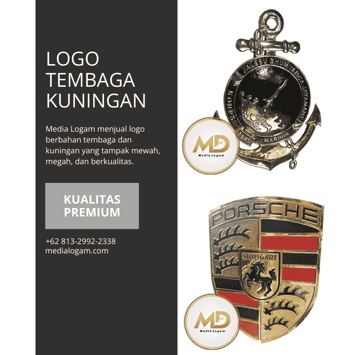Jual Logo Tembaga Kuningan Custom Elegan, Kokoh, dan Eksklusif 2 logo tembaga kuningan 1