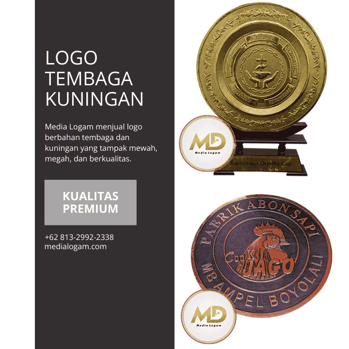 Jual Logo Tembaga Kuningan Custom Elegan, Kokoh, dan Eksklusif 5 logo tembaga kuningan 3