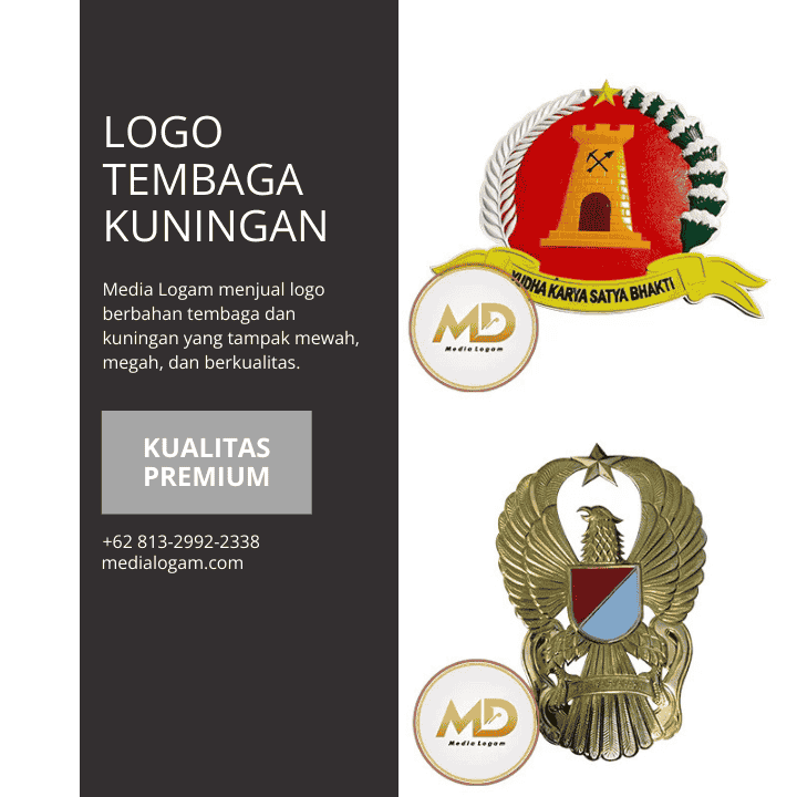 Jual Logo Tembaga Kuningan Custom Elegan, Kokoh, dan Eksklusif 6 logo tembaga kuningan 4