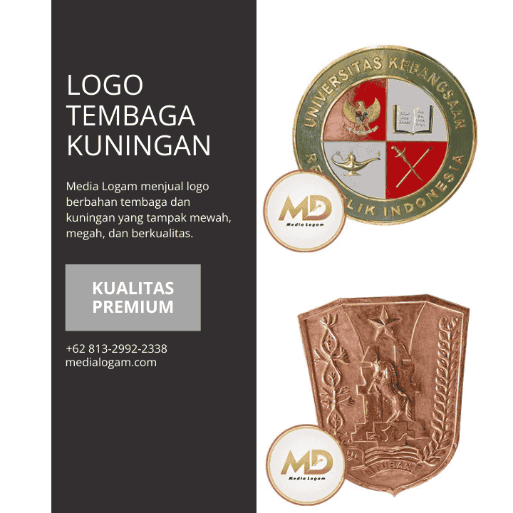 Jual Logo Tembaga Kuningan Custom Elegan, Kokoh, dan Eksklusif 7 logo tembaga kuningan 5