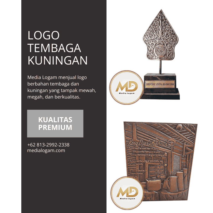 Jual Logo Tembaga Kuningan Custom Elegan, Kokoh, dan Eksklusif 4 logo tembaga kuningan 6