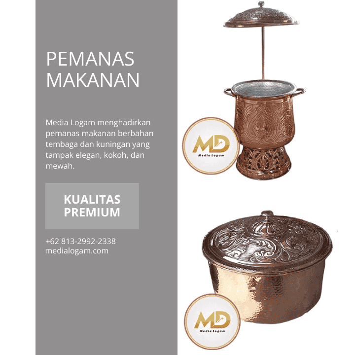 pemanas makanan tembaga kuningan 4