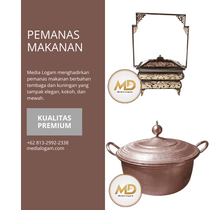 pemanas makanan tembaga kuningan 5