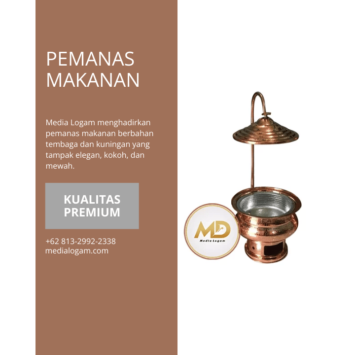 pemanas makanan tembaga kuningan 7