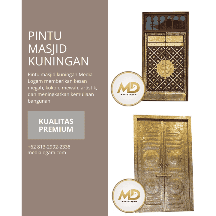 Jual Pintu Masjid Nabawi Kuningan: Desain Mewah Nuansa Timur Tengah