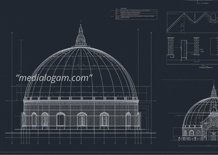 proses pemeriksaan desain kubah tembaga