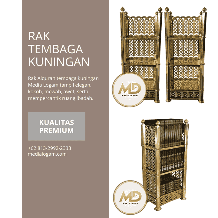 Rak Al-Qur’an Tembaga Kuningan: Perpaduan Kemewahan dan Nilai Religius