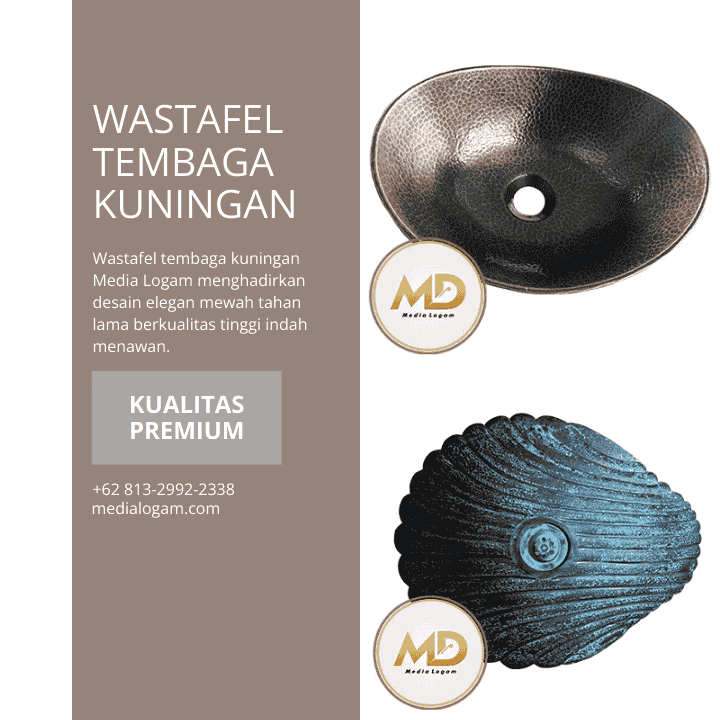 Jual Wastafel Tembaga Kuningan: Pilihan Elegan untuk Kamar Mandi Berkelas