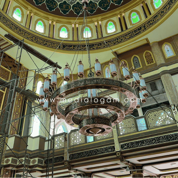 Jual Lampu Gantung Nabawi Tembaga untuk Masjid 2 Jual Lampu Gantung Nabawi Tembaga untuk Masjid