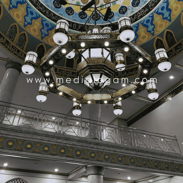 Lampu Gantung Masjid Islami Material Kuningan Terbaik 4 Lampu Gantung Masjid Islami Material Kuningan Terbaik