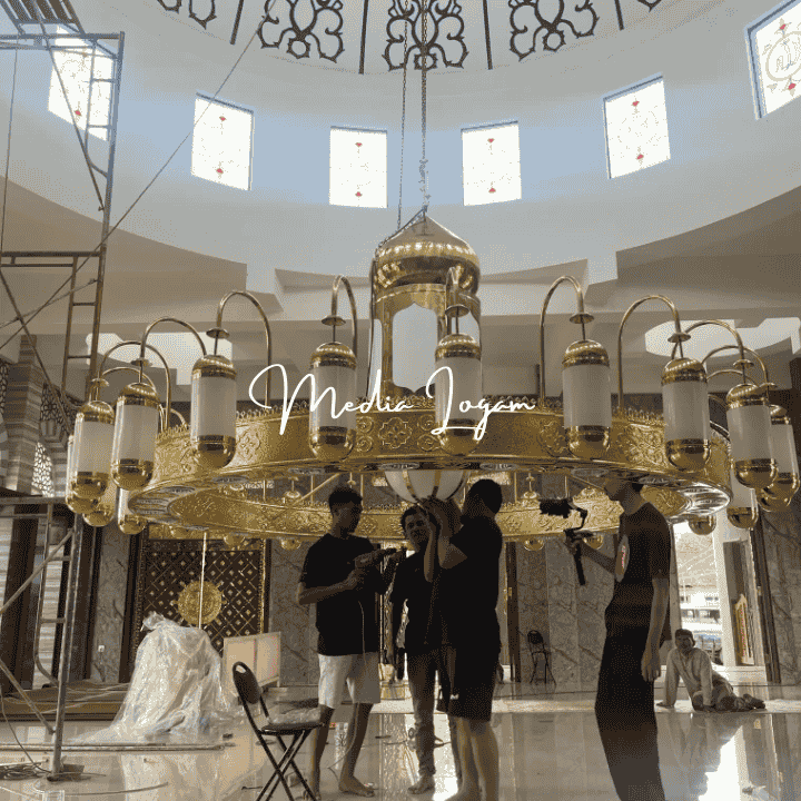 Lampu Hias Gantung Masjid Minimalis Modern