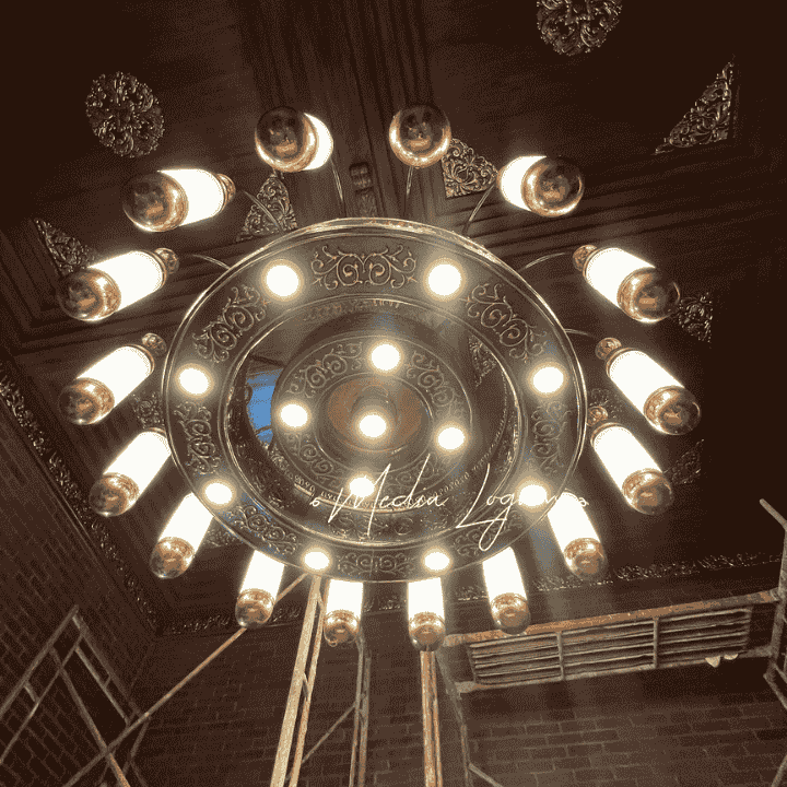 Lampu Gantung Hias Nabawi Tembaga Custom Terbaik 2 Lampu Gantung Hias Nabawi Tembaga Custom Terbaik