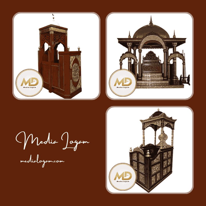 7 Kelebihan Material Kayu Jati dan Kuningan pada Mimbar Masjid