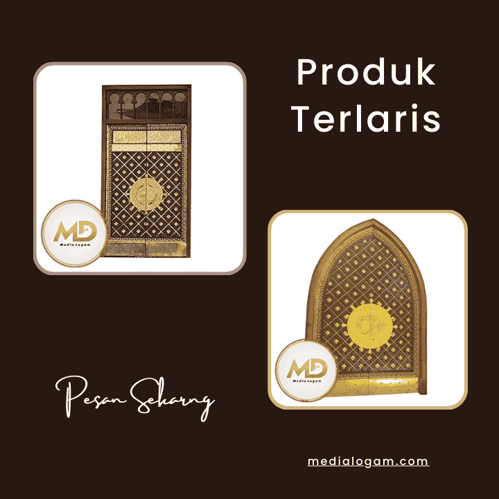 ornamen interior masjid pintu masjid kuningan