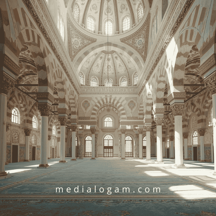 Interior Masjid yang Mendukung Sirkulasi Udara Alami 1 Interior Masjid yang Mendukung Sirkulasi Udara Alami