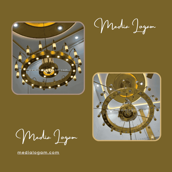 Pilihan Lampu Hias Masjid Terbaik: Kristal dan Rangka Tembaga vs Kuningan